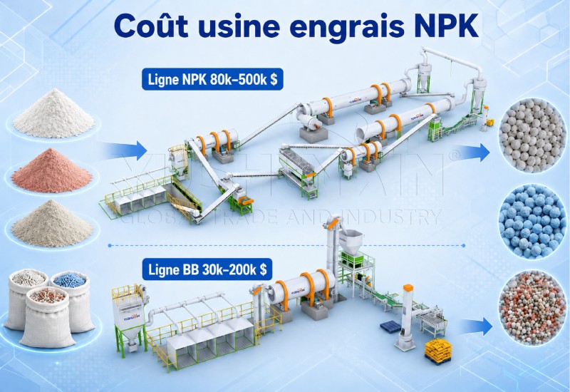 coût de usine production d'engrais NPK