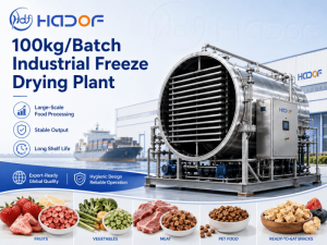 100kg batch industrial Freeze Drying Plant