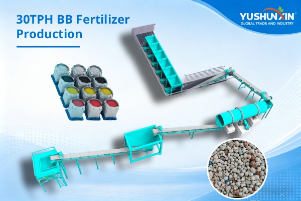 30TPH BB fertilizer manufacturing solution